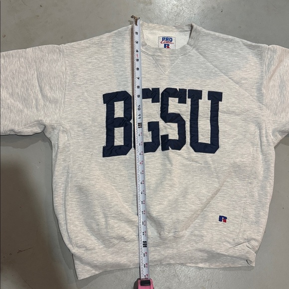 Russell Athletic Light Gray Bintage BGSU Crewneck Sweater - Picture 6 of 6